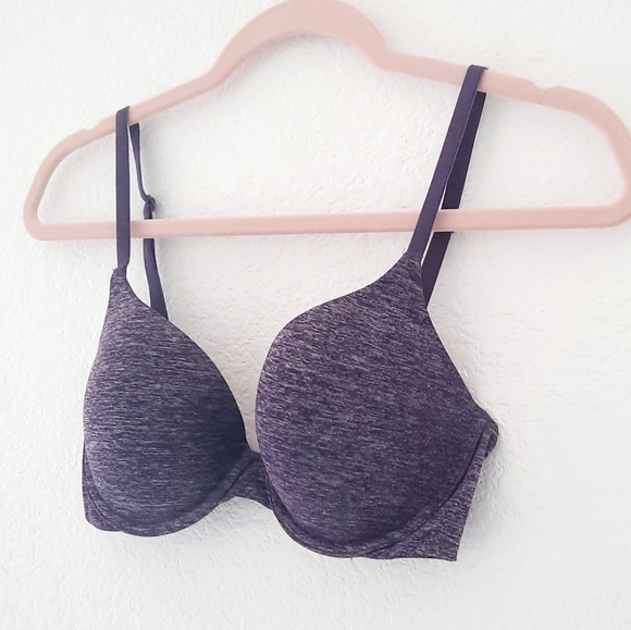 Victoria's Secret Purple Space Dyed Padded Perfect Coverage 32D - Picture 2 of 4